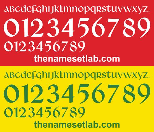 Wales 2006-2008 Football Nameset AI Vector File