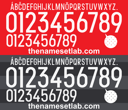 Wales 2016 Football Nameset AI Vector File