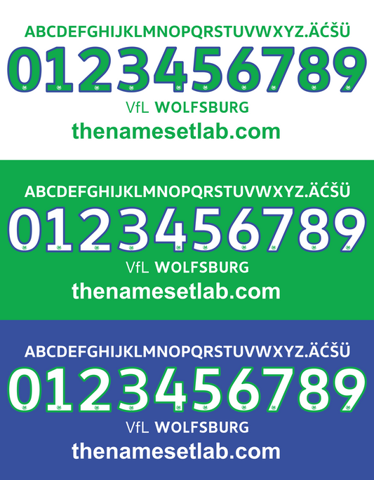 Wolfsburg 2015-2016 Nameset AI Vector File