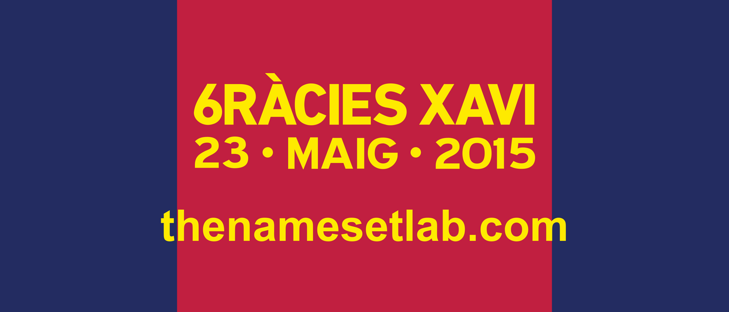 Xavi Tribute Patch preview image showing the vector artwork design for this digital download.