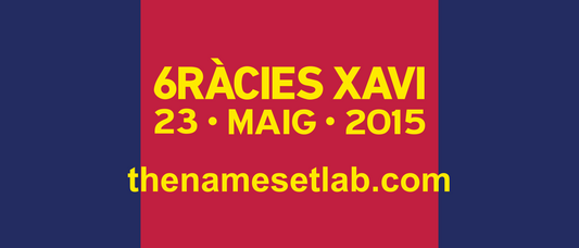 Xavi Tribute Patch preview image showing the vector artwork design for this digital download.